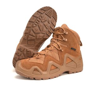 JS-L1103 waterproof combat safety boots anti-slip sole detail