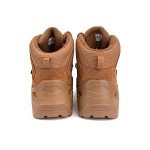 Pair of JS-L1103 waterproof combat safety boots heel view