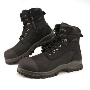 JS-L1104 steel toe cap anti-smash safety boots