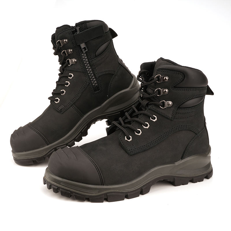 JS-L1104 steel toe cap anti-smash safety boots