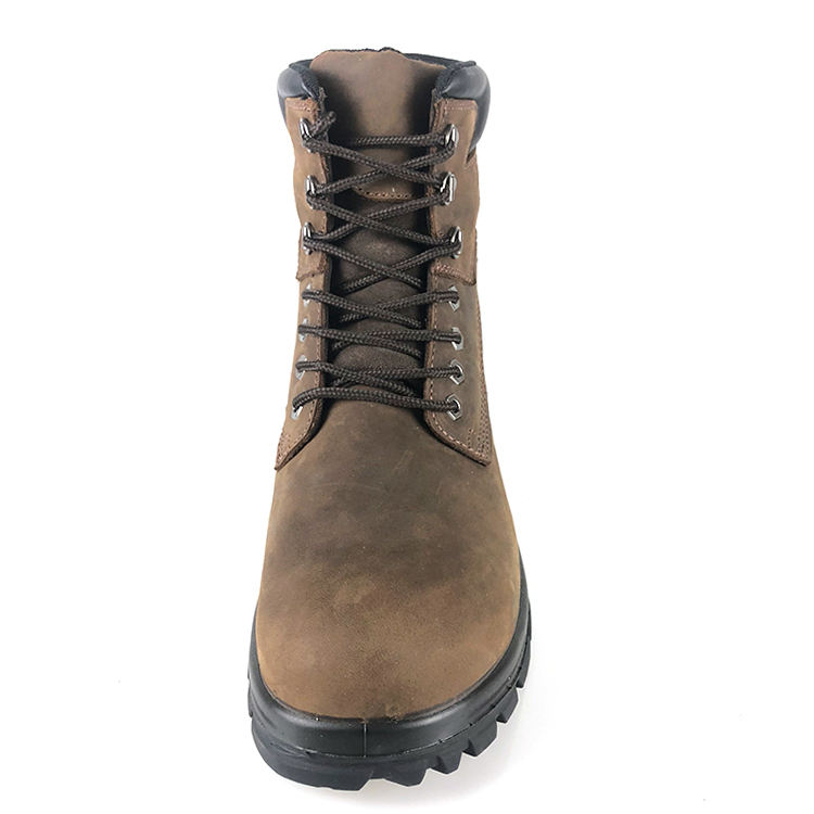 JS-L1108 Durable High Cut S3 SRC Safety Boots with top-grain nubuck leather