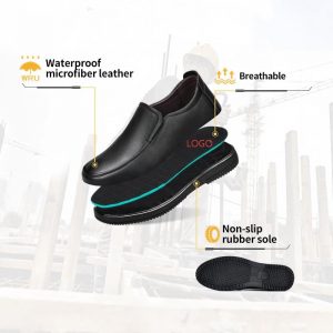 anti slip chef shoes, waterproof kitchen work shoes, JS-Y2008 chef shoes, catering non slip footwear