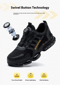 JS-Y2009 breathable fly knit electric insulated low cut safety shoes for electricians