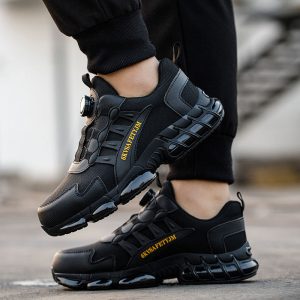 JS-Y2009 breathable fly knit electric insulated low cut safety shoes for electricians