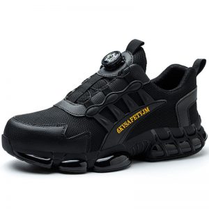 JS-Y2009 breathable fly knit electric insulated low cut safety shoes for electricians