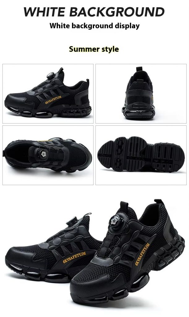 JS-Y2009 breathable fly knit electric insulated low cut safety shoes for electricians