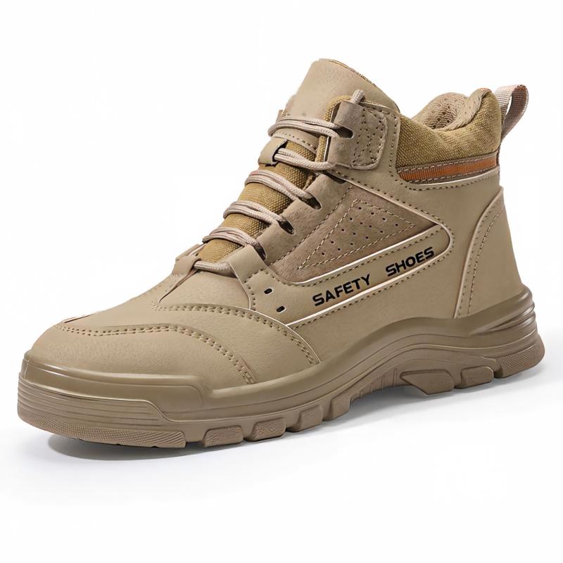 JS‑Y2002 Durable Industrial Safety Shoes with steel toe, anti‑puncture midsole & microfiber leather
