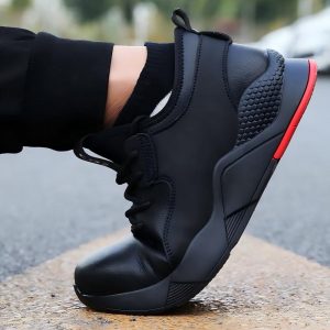 Composite microfiber and breathable fly knit upper of JS-Y2003 non-waterproof safety shoes