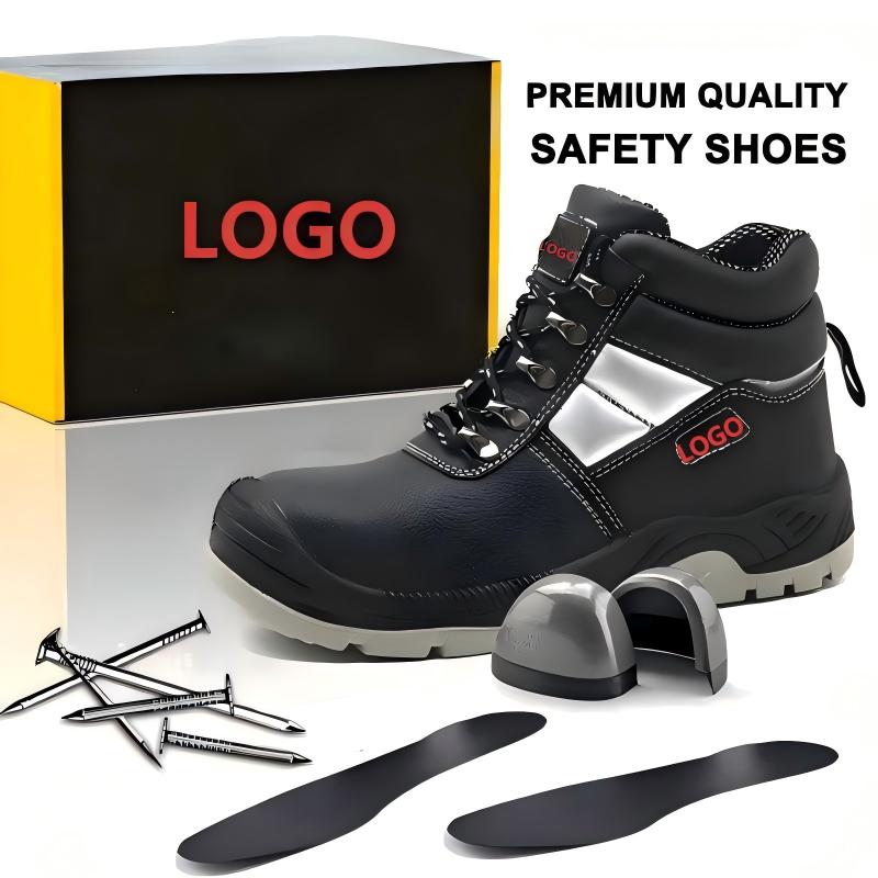 Wide fitting steel toe cap & abrasion resistant heel counter of JS-Z3003 ESD safety boots