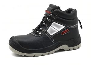 JS-Z3003 black high cut ESD waterproof steel toe safety work boots for industrial workers