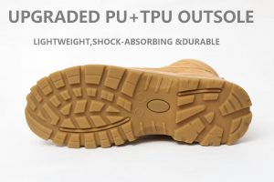 SRC anti-slip outsole of JS-L1109 safety boots, oil and slip resistant