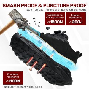 Seamless Kevlar Anti-Puncture Midsole Layer JS-Y2011 Safety Shoes Block Nails & Sharp Metal Scraps