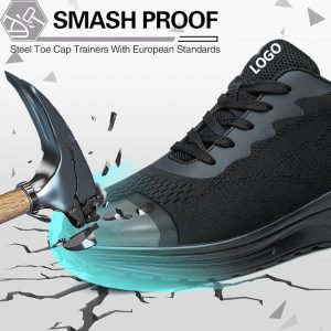 lack JS-Y2013 safety shoes hammer impact nail puncture resistance real workplace test