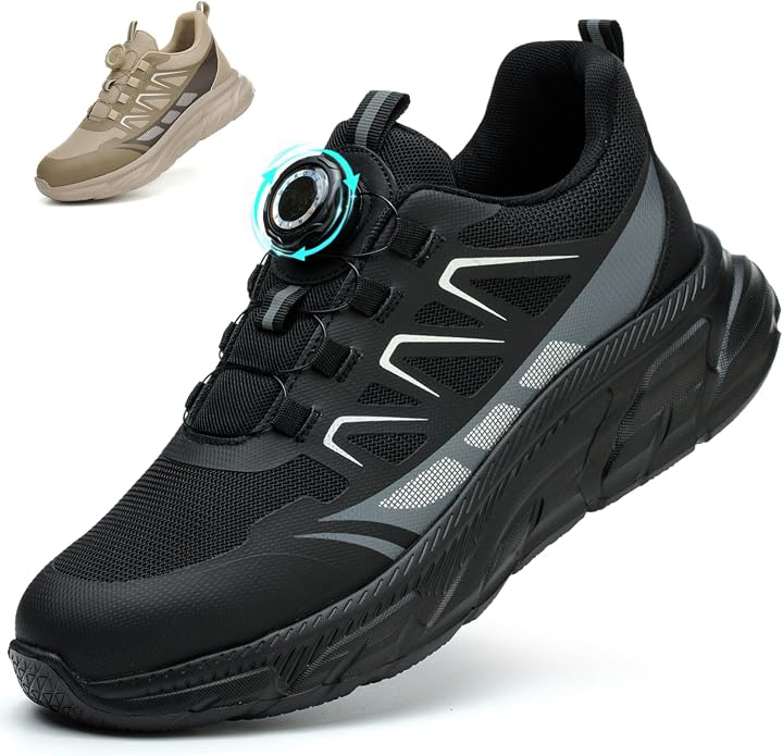 JS-Y2010 Rotary Buckle Comfort Anti-Puncture Safety Shoes