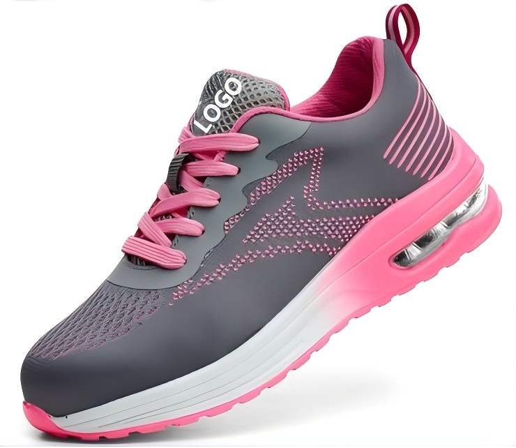 JS-Y2013 Women’s Safety Shoes Steel Toe Puncture Proof Air Cushion Work Footwear